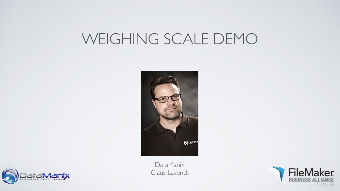 Weighing scale demo