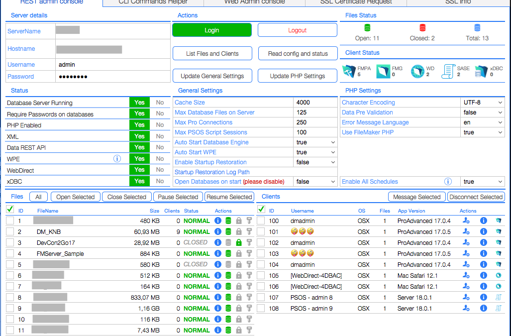 The Missing Admin Tool For Filemaker Server 18 The Brain Basket